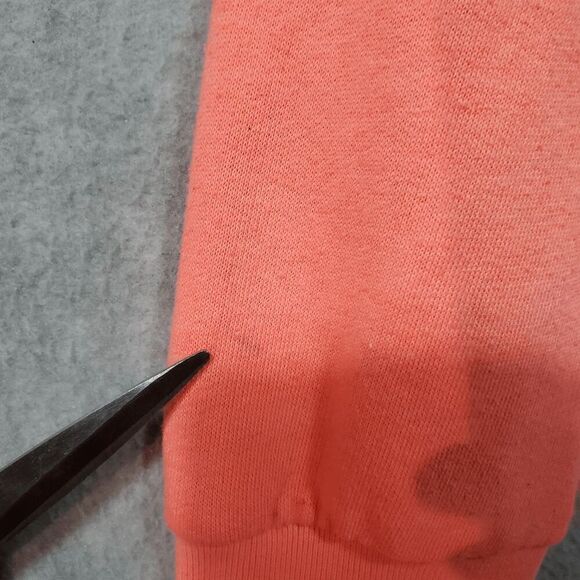 Victorias Secret Sweatshirt Women Small Pink Fleece Spellout 1/4 Zip Pullover - Picture 2 of 9